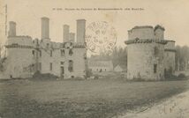 Cartolis Cléder (Finistère) - Ruines du château de Kergournadeac'h, côte Nord- ...